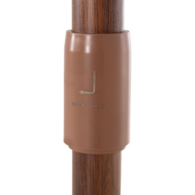 ПРОФЕСИОНАЛЕН ЧАДЪР Φ3,00 м GLADELL - БЕЖОВ АБАРЮР - ТЕРМОПРЕНОСЕН АЛУМИНИЕВ (БЕЗ ОСНОВА)