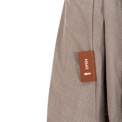 ПРОФЕСИОНАЛЕН ЧАДЪР Φ3,00 м GLADELL - БЕЖОВ АБАРЮР - ТЕРМОПРЕНОСЕН АЛУМИНИЕВ (БЕЗ ОСНОВА)