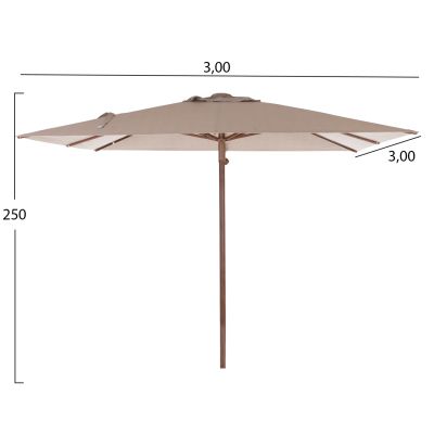 ПРОФЕСИОНАЛЕН ЧАДЪР 3x3м GLADELL - БЕЖОВ СЕНЗУРА - ТЕРМОПРЕНСИРАЩ АЛУМИНИЕВ