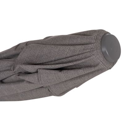 ПРОФЕСИОНАЛЕН ЧАДЪР Φ3,00 м GLADELL - СИВ АБЕНАЗ - АНОДИРАН АЛУМИНИЙ (БЕЗ ОСНОВА)