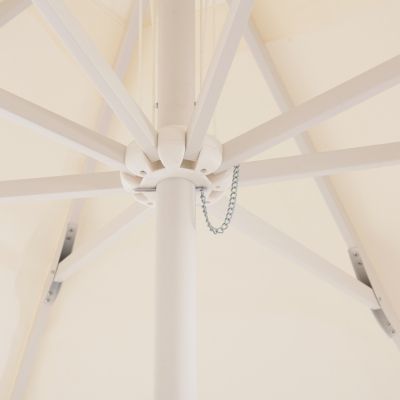 Professional umbrella Alu CASHTON 3x3x2.90m cream shade HM6018.01