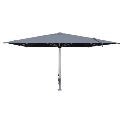 PROFESSIONAL UMBRELLA 4x4x3.55Hm GLADELL HM6605.01 ANODIZED ALUMINUM--ACRYLIC SHADE IN GREY