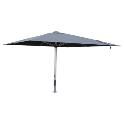 PROFESSIONAL UMBRELLA 4x4x3.55Hm GLADELL HM6605.01 ANODIZED ALUMINUM--ACRYLIC SHADE IN GREY