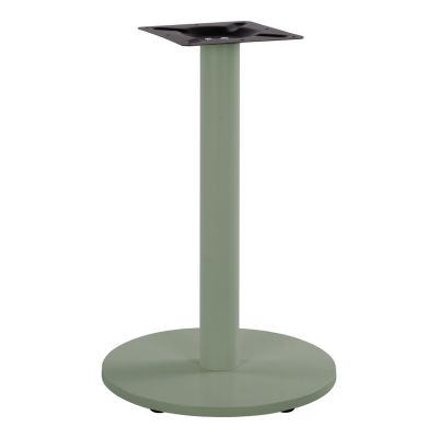 TABLE BASE HM419.28 METALLIC IN GREEN WITH HEIGHT ADJUSTERS Φ45Χ72Hcm.