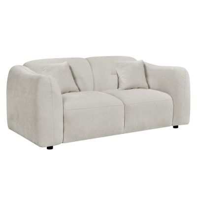 SOFA 2-SEATER JUNOA HM3334.02 ECRU FABRIC 172x89x74Hcm.