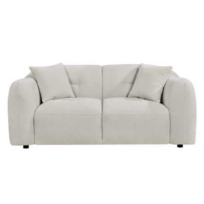 SOFA 2-SEATER JUNOA HM3334.02 ECRU FABRIC 172x89x74Hcm.
