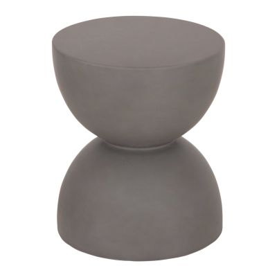 ROUND STOOL ZINI HM6580.01 FIBER CEMENT IN GREY Φ35x43Hcm.