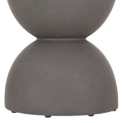 ROUND STOOL ZINI HM6580.01 FIBER CEMENT IN GREY Φ35x43Hcm.