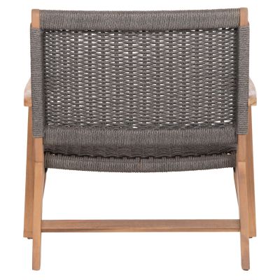 LOUNGE ARMCHAIR MONTER HM6241.02 ACACIA WOOD IN NATURAL--GREY ROPE 63.5x60x69Hcm.