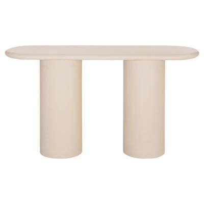 CONSOLE KENJI HM6584.02 FIBER CEMENT IN LIGHT BEIGE--140x40x77Hcm.