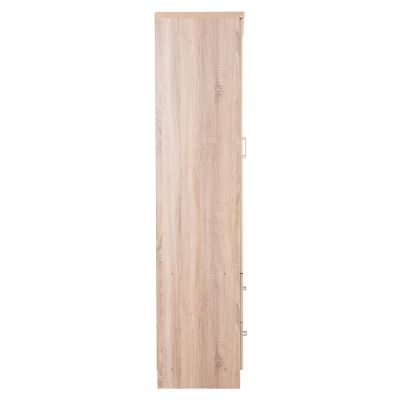 Wardrobe 2 Door with 2 drawers HM338.02 Sonama 80x41.5x180Ηcm.