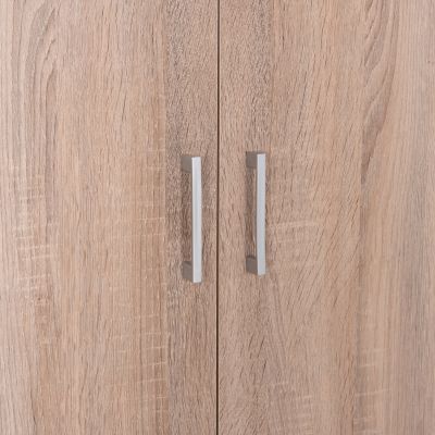 Wardrobe 2 Door with 2 drawers HM338.02 Sonama 80x41.5x180Ηcm.