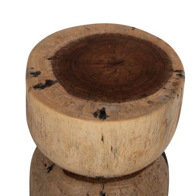 КРЪГЛА ТАБУРЕТКА FEBRY HM9753 НАТУРАЛНО ДЪРВО МАСИВ Φ35x45Hcm.