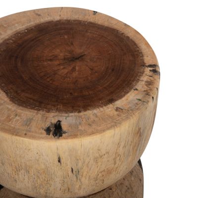 КРЪГЛА ТАБУРЕТКА FEBRY HM9753 НАТУРАЛНО ДЪРВО МАСИВ Φ35x45Hcm.