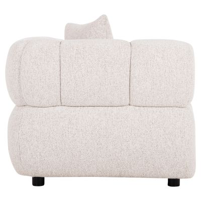 SOFA 3-SEATER NORIKA HM3331.02 ECRU FABRIC 220x88x85Hcm.