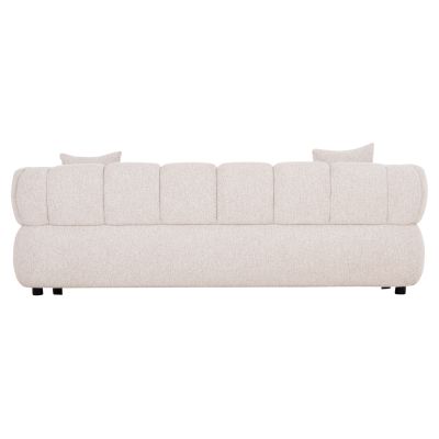 SOFA 3-SEATER NORIKA HM3331.02 ECRU FABRIC 220x88x85Hcm.