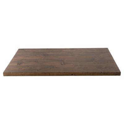 TABLETOP HM6151 SOLID FIR WOOD IN WALNUT VARNISH 120x80x4(thickness)cm.