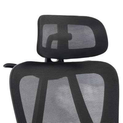 OFFICE CHAIR FRANTIC HM1224.01 BLACK MESH & POLYPROPYLENE 60x60x134Hcm.