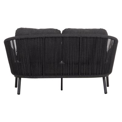 DAYBED SERIES XANTION HM6474.01 DARK GREY ALUMINUM-ROPE-OLEFIN FABRIC 157x147x88Hcm.
