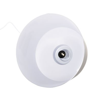 CEILING PENDANT LUMINAIRE HM4158.03 GREY ALUMINUM CAP-WHITE CABLE Φ30x123,5Hcm.