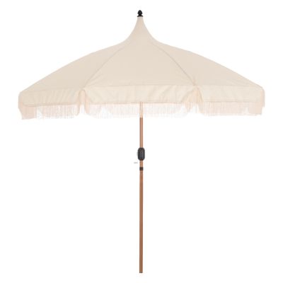 UMBRELLA LADIN HM6550 HEAT TRANSFER STEEL--ECRU SHADE Φ270x270Hcm.