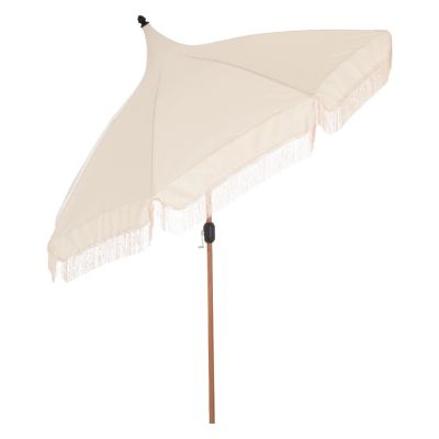 UMBRELLA LADIN HM6550 HEAT TRANSFER STEEL--ECRU SHADE Φ270x270Hcm.