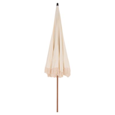 UMBRELLA LADIN HM6550 HEAT TRANSFER STEEL--ECRU SHADE Φ270x270Hcm.