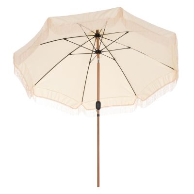 UMBRELLA LADIN HM6550 HEAT TRANSFER STEEL--ECRU SHADE Φ270x270Hcm.