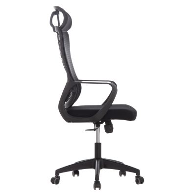 OFFICE CHAIR ELVAR HM1219.01 BLACK MESH--POLYPROPYLENE BASE 63x56x125Hcm.