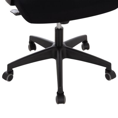 OFFICE CHAIR ELVAR HM1219.01 BLACK MESH--POLYPROPYLENE BASE 63x56x125Hcm.