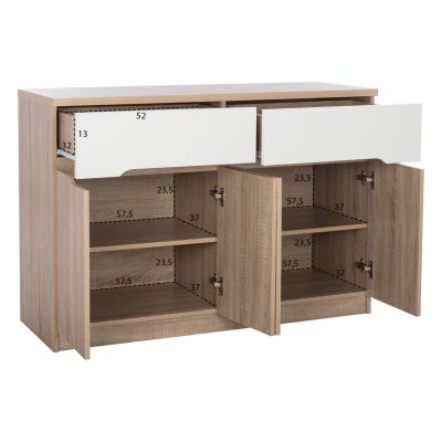 Buffet HM2234.02 2 Drawers & 4 Doors Sonama 120x40x80cm