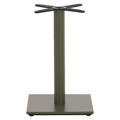 TABLE BASE HM438.28 METAL IN GREEN-HEIGHT ADJUSTERS 46x46x72Hcm.