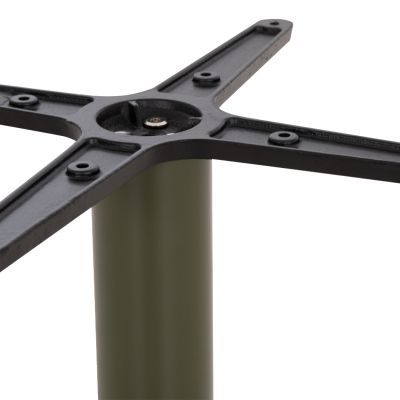 TABLE BASE HM438.28 METAL IN GREEN-HEIGHT ADJUSTERS 46x46x72Hcm.