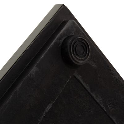 TABLE BASE HM438.28 METAL IN GREEN-HEIGHT ADJUSTERS 46x46x72Hcm.