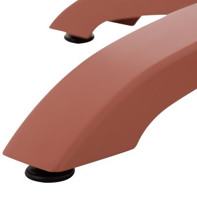 ALUMINUM TABLE BASE HM460.27 TERRACOTTA 66x66x72Hcm. CROSS 48x48cm.