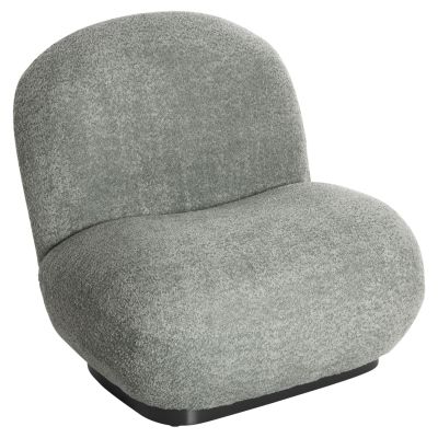 ARMCHAIR BEANY HM9591.05 PISTACHIO GREEN BOUCLE FABRIC 82x82x80Hcm.