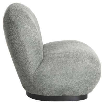 ARMCHAIR BEANY HM9591.05 PISTACHIO GREEN BOUCLE FABRIC 82x82x80Hcm.