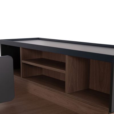 РАБОТНА СТАНЦИЯ ЗА 4 МЕСТА MAVIX -СИВО/ОРЕХ 280x123x110Всм.
