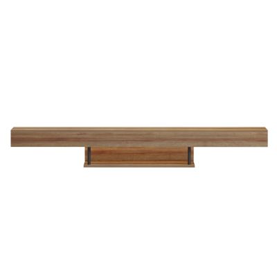 WALL HANGING TV STAND WITH LED SAVOR HM18381.01 MELAMINE IN OAK 150x29.5x22Hcm