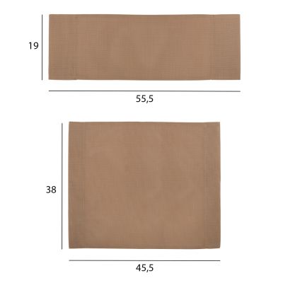 DIVIDED PILLOW FOR DIRECTOR'S CHAIR NAXOS IN MOCHA ΗΜ11252.04