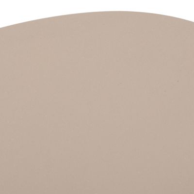COFFEE TABLE OVAL BRECCAN HM6594.02 BEIGE FIBER CEMENT 130x70x42Hcm.