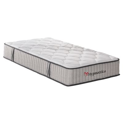 SEMI-DOUBLE BED WITH MATTRESS TRILLOP HM10757.01 GREY FABRIC--FOR 120X200cm.