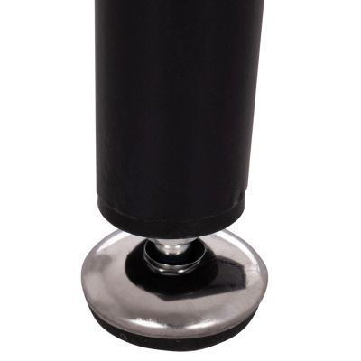 DINING SET 5PCS ODED HM10946.14 CERAMIC TOP-VELVET-METAL--BLACK COLOR