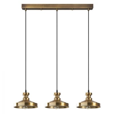 PENDANT LIGHT METALLIC BRONZE E27 HM7317 72X22X29-109cm.