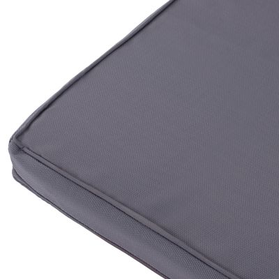 SUNBED CUSHION SIFNOS TEXTLINE GREY HM11236.30T 196(117+1+78)x58x9cm.