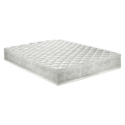 DOUBLE BED WITH MATTRESS SUZIE HM10740 METAL & WOOD IN WALNUT--MATTRESS 150x200cm