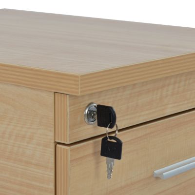 Office set 2 pieces in oak color HM10211.01