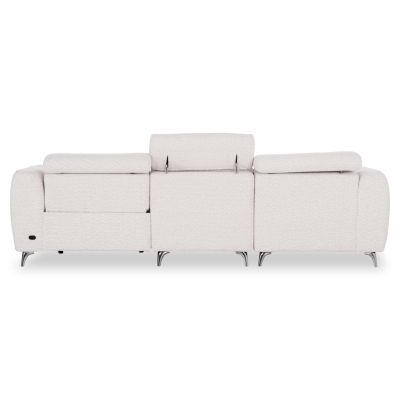 LEFT CORNER 3-SEAT SOFA WITH RECLINE VALENTE HM3317.02L BEIGE FABRIC 275x160x104H