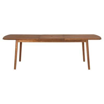 EXTENDABLE DINING TABLE WITH UMBRELLA HOLE FEY HM6519 ACACIA WOOD--NATURAL 180/240x100x74Hcm.