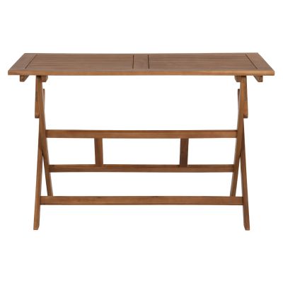 OUTDOOR DINING TABLE FOLDABLE FERNER HM6539 ACACIA WOOD IN NATURAL 120x70x75Hcm.